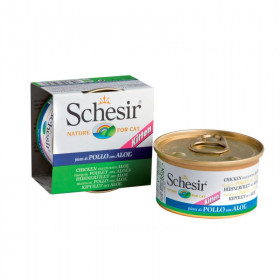 Agras Schesir Kitten Chicken Fillets with Aloe Храна за малки котенца с пилешко филе и алое 85 гр
